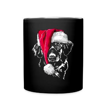 NOVA SCOTIA DUCK TOLLING RETRIEVER Christmas - Full Colour Mug - black - Front
