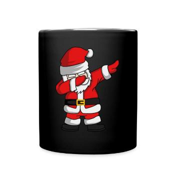 Dab Santa Claus gift idea gift - Full Colour Mug - black - Front