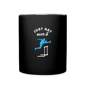Track And Field Gymnast Hurdle Runner Running - Full Colour Mug - black - Front