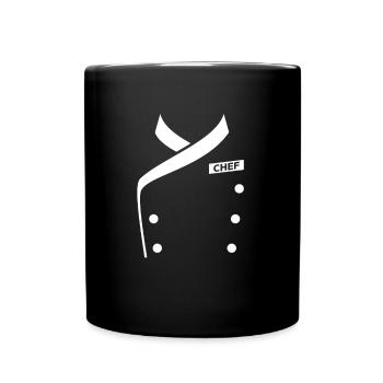 Chefs Uniform Awesome Culinary Chefs Cooks Gifts - Tasse einfarbig - Schwarz - Vorne