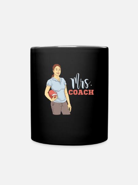 Entraîneur de football américain Touchdown Cadeau 0255 - Mug uni - noir