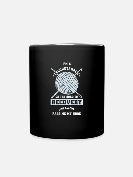 Crocheter Needlecraft Crocheter I'm A - Mug uni - noir