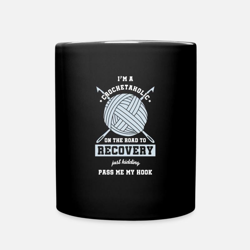 Crocheter Needlecraft Crocheter I'm A - Mug uni - noir