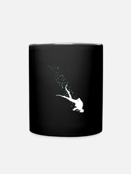 Awesome Scuba Diver Schnorcheln Tauchen Ocean Deep - Tasse einfarbig - Schwarz