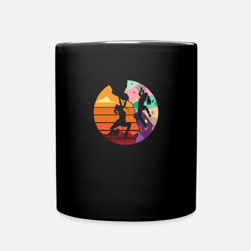Mur escalade intérieur escalade intérieur - Mug uni - noir