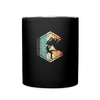 Escalade Randonnée en montagne Randonneur Sports extrêmes - Mug uni - noir - Devant