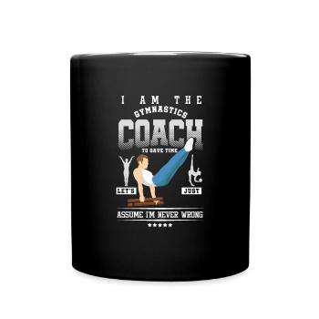 Balancing Turner Akrobatik Trainer Ich bin der - Tasse einfarbig - Schwarz - Vorne
