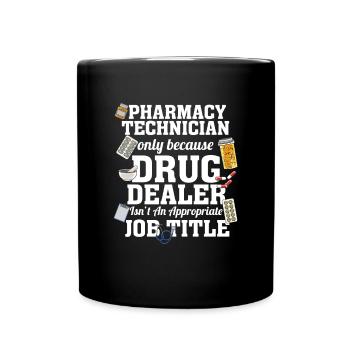 Technicien en pharmacie Pharmacien Médicament - Mug uni - noir - Devant