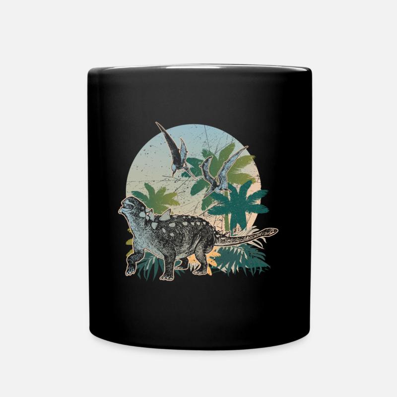 Euphéricide de dinosaure Reptile Euoplocephalus - Mug uni - noir