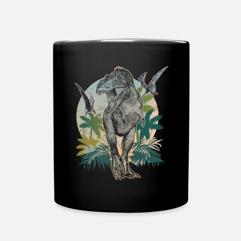 Idée de fossile de dinosaure primitif pour t-Rex Tyrannosaurus - Mug uni - noir