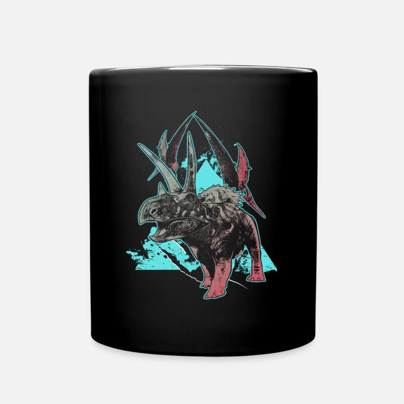 Coahuilaceratops dinosaure herbivore - Mug uni - noir