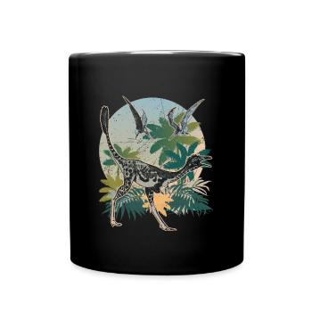 Mononykus dinosaur wilderness préhistorique chasseur de fossiles - Mug uni - noir - Devant