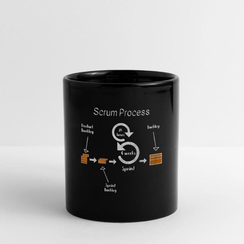 Scrum Process Agil Project Developer Development Full Colour Mug