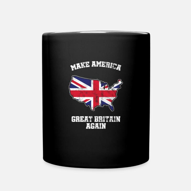 Make America Great Britain Again Drapeau britannique - Mug uni - noir