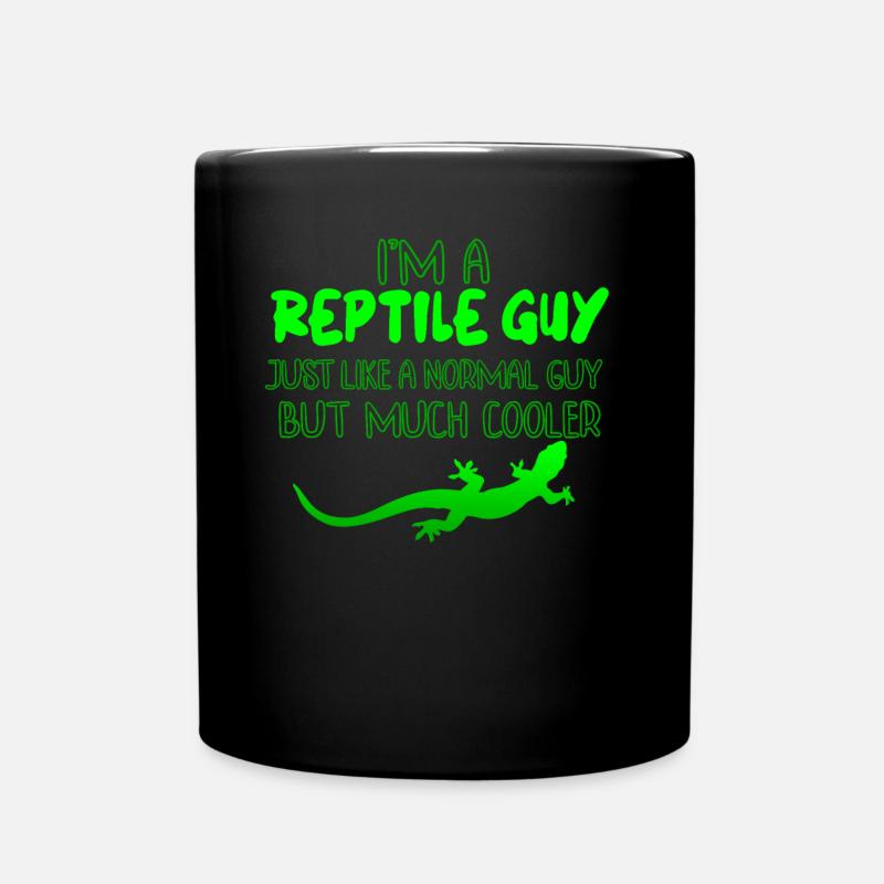 Je suis un reptile de type Gecko cher ami - Mug uni - noir