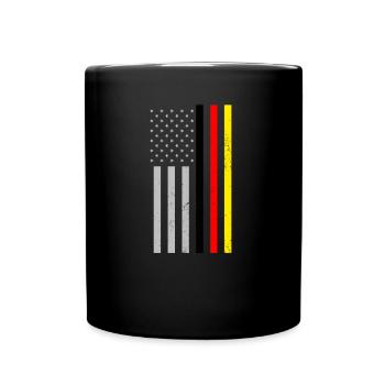 Cadeau de drapeau américain - Mug uni - noir - Devant