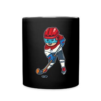 Eishockey - Tasse einfarbig - Schwarz - Vorne