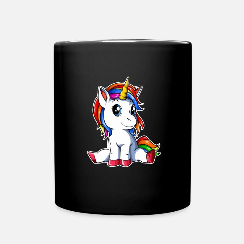 licorne - Mug uni - noir