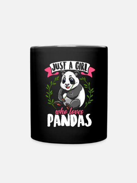 Fille panda - Mug uni - noir