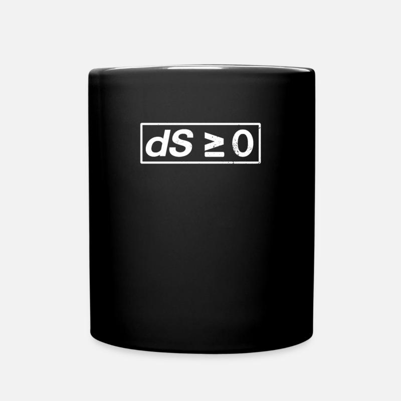 Physikgleichungsgesetz Thermodynamik Geschenk - Tasse einfarbig - Schwarz