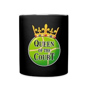 Idée de cadeau de tennis player ladies tennis woman - Mug uni - noir - Devant