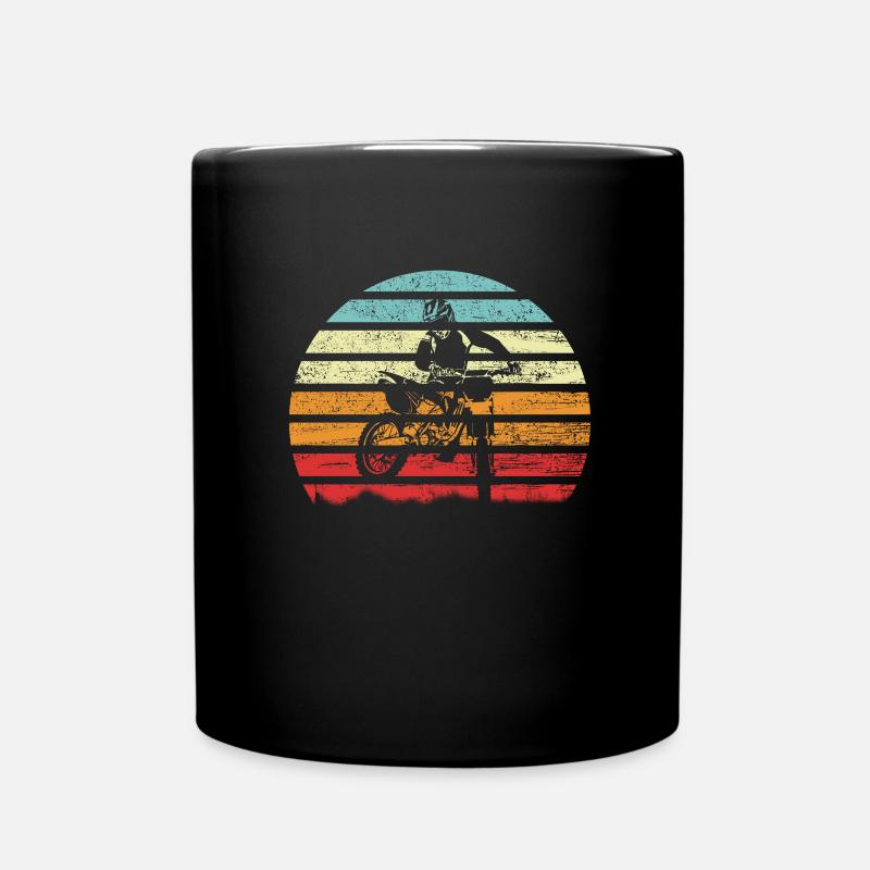 Motocross - Tasse einfarbig - Schwarz