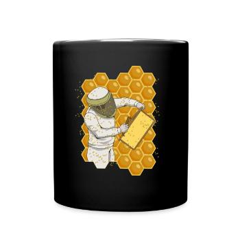 Apiculteur apicole - Mug uni - noir - Devant