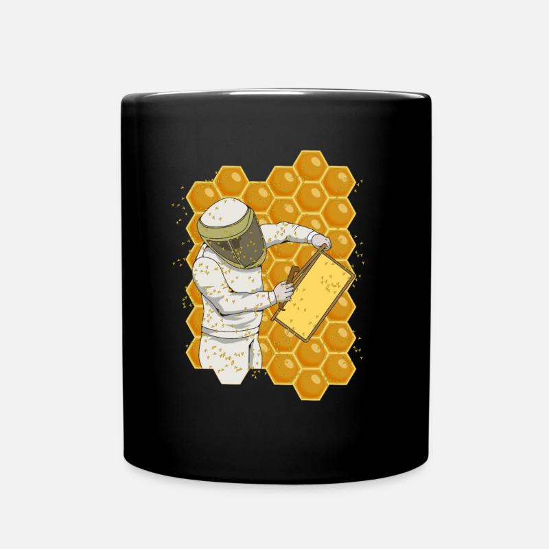 Imker Imkerei Biene - Tasse einfarbig - Schwarz