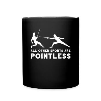 Escrime Escrime Futile Épée Épée Combat - Mug uni - noir - Devant