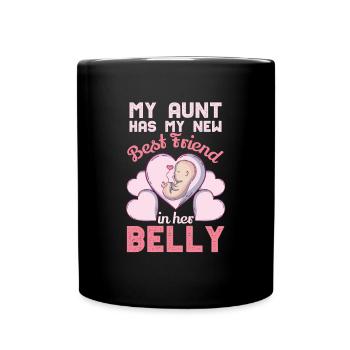 Niece Nephew Cousin Relatives Cute My Aunt Has My - Full Colour Mug - black - Front