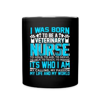 Veterinary Nurse Surgeons RCVS Profession - Tasse einfarbig - Schwarz - Vorne