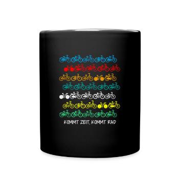 Balade à vélo balade à vélo cadeau vtt - Mug uni - noir - Devant