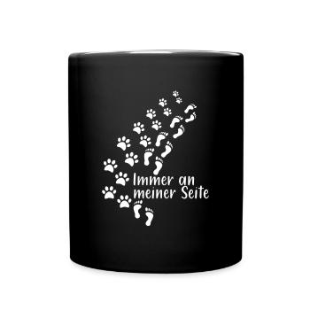 Dog Gassi Animal Four-legged Dog Lover Gift - Full Colour Mug - black - Front