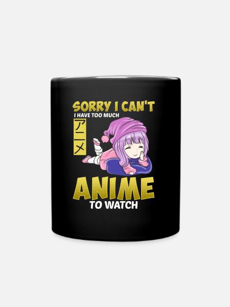 Dessin animé Anime Japon - Mug uni - noir
