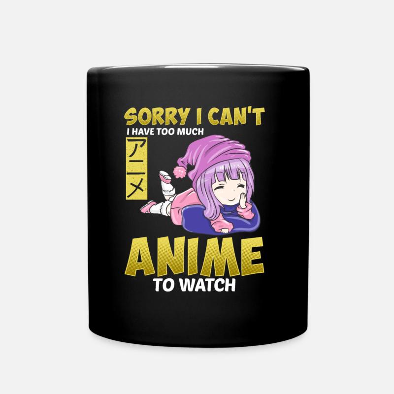 Dessin animé Anime Japon - Mug uni - noir