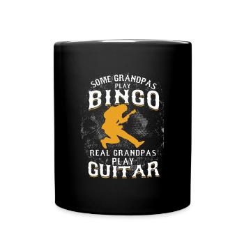 Bands Guitarists Bassist Music Lovers Real - Full Colour Mug - black - Front
