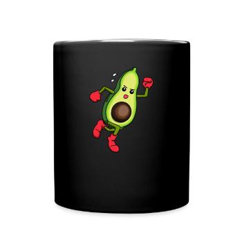 Avocat Avocardio Cardio Running Entraînement Fitness - Mug uni - noir - Devant