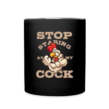 Chicken Hen Poultry Farmers Animal Lovers Gift - Full Colour Mug - black - Front