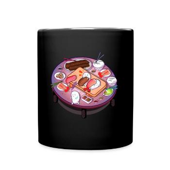 Sushi Food Food Asie Japon - Mug uni - noir - Devant