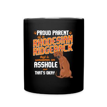 Rhodesian Ridgeback - Mug uni - noir - Devant