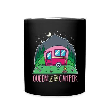 Caravanes camping car campeurs - Mug uni - noir - Devant