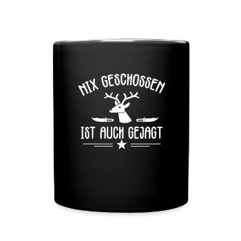 Jäger - Tasse einfarbig - Schwarz - Vorne