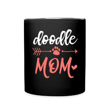 Goldendoodle - Mug uni - noir - Devant