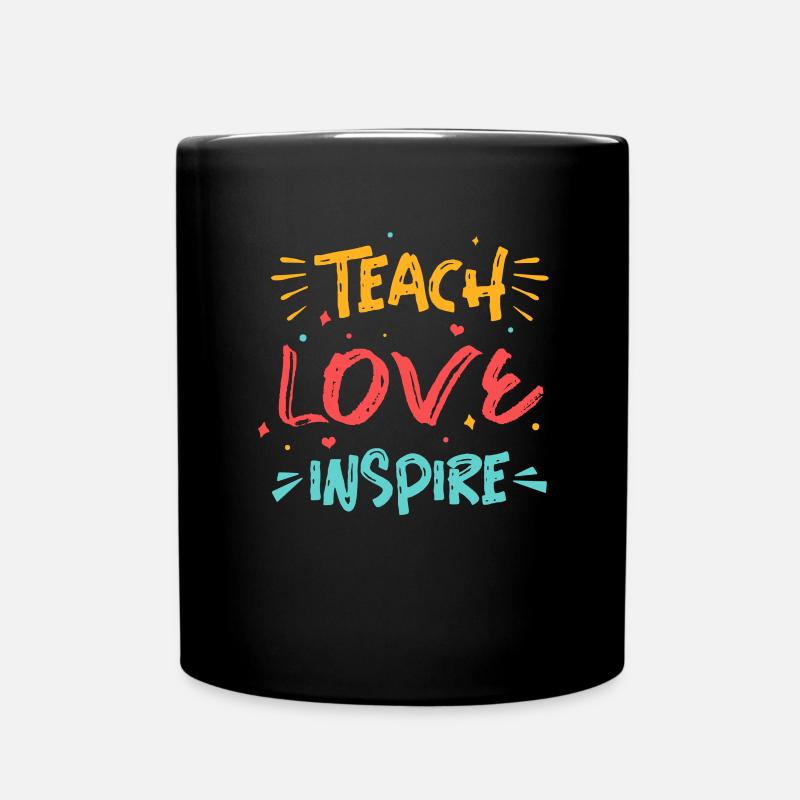 Lustige Lehrer Englisch Deutsch Geschenkidee - Tasse einfarbig - Schwarz