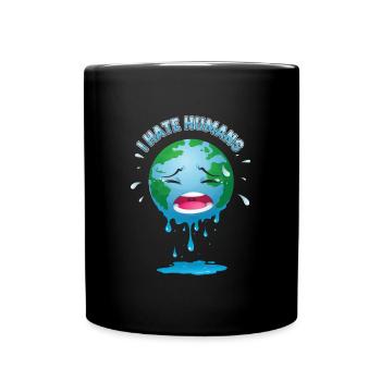 Environnement Green Global Nature Lovers Planet - Mug uni - noir - Devant