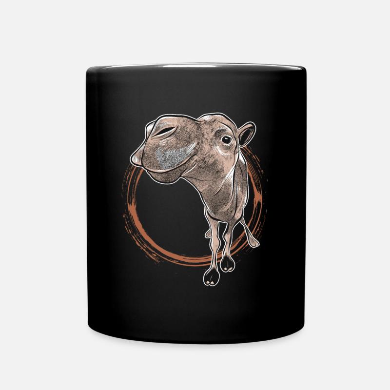 Chameau drôle animal désert sable humour rire - Mug uni - noir