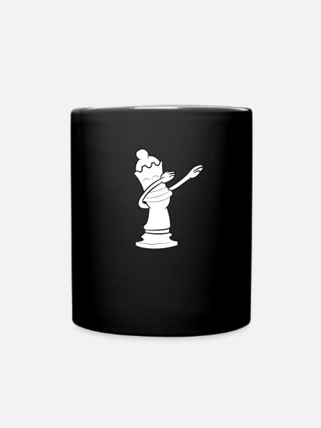 Chess Queen Dabing Queen Chess Piece Gift - Mug uni - noir