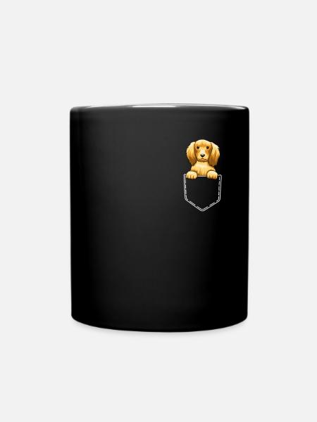 Cocker Spaniel Hund Haustier Tasche Hundeliebhaber - Tasse einfarbig - Schwarz
