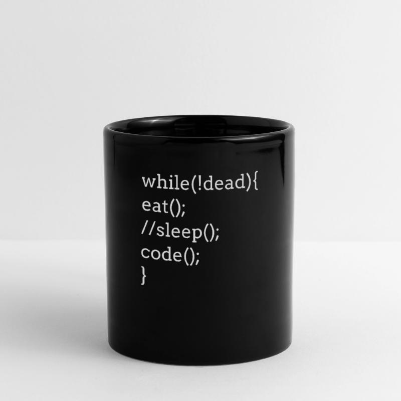 Programmation d'un jeu de mots pour développeur informatique Mug uni