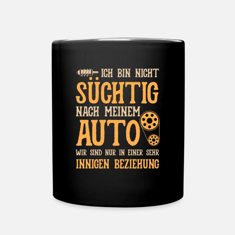 Beziehung Auto Tuning Tuner Autofahrer PS Geschenk - Tasse einfarbig - Schwarz